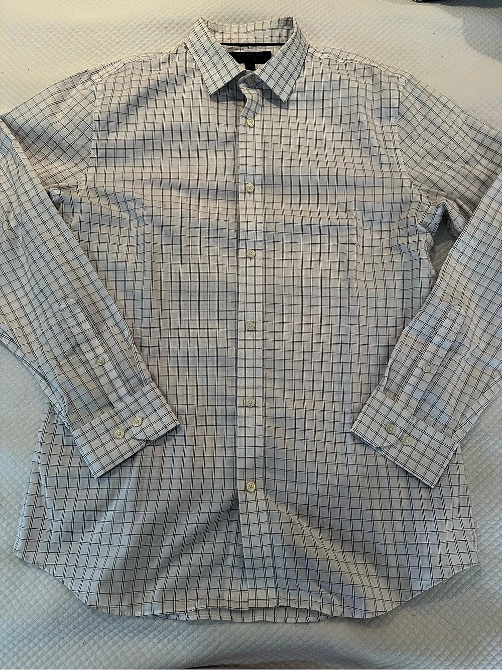 Banana Republic Slim Fit Checkered Button Down Shirt